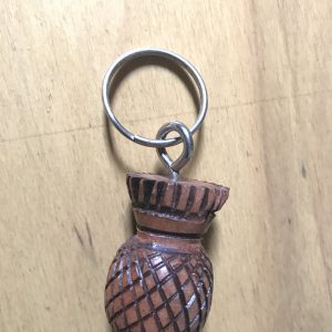 Porte-clés ananas en bois